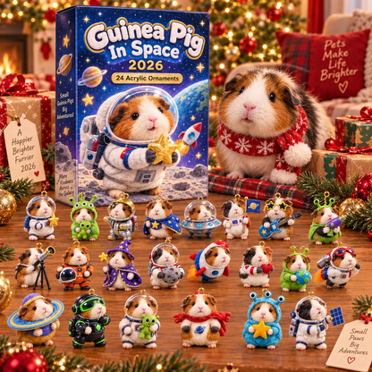 CHRISTMAS KICKOFF 49% OFF - Guinea Pig In Space Advent Calendar 2026
