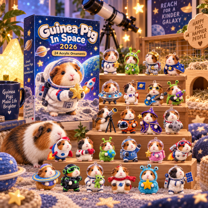 CHRISTMAS KICKOFF 49% OFF - Guinea Pig In Space Advent Calendar 2026