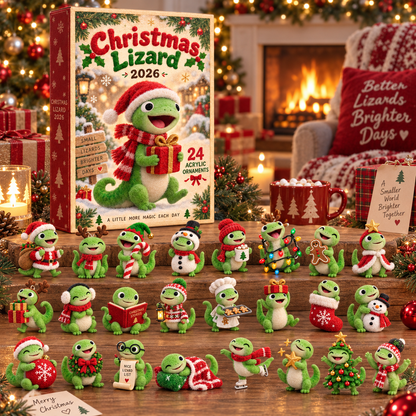 CHRISTMAS KICKOFF 49% OFF - Christmas Lizard Advent Calendar 2026