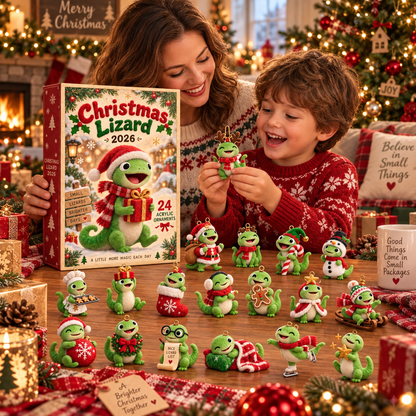 CHRISTMAS KICKOFF 49% OFF - Christmas Lizard Advent Calendar 2026