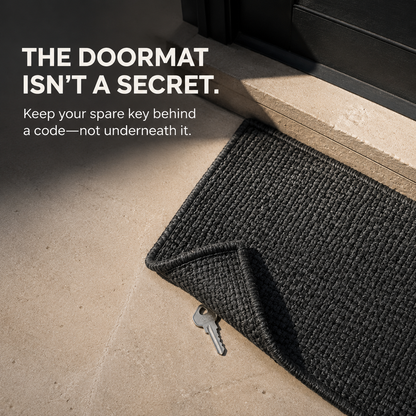 Never Get Locked Out Again 🔐 | 4-Digit Wall-Mounted Key Lock Box