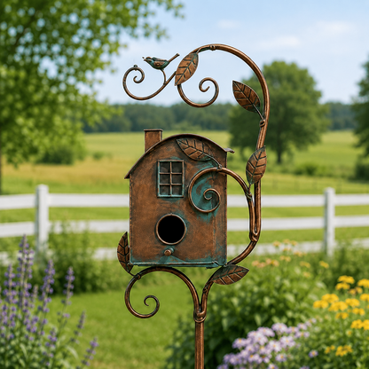🔥Last Day 70% OFF Sale🔥❤🐦Handmade Iron Birdhouse❤