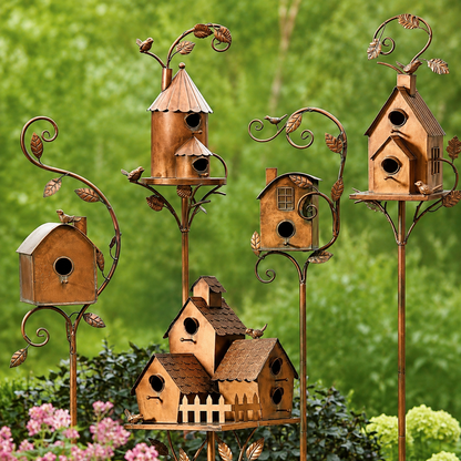 🔥Last Day 70% OFF Sale🔥❤🐦Handmade Iron Birdhouse❤