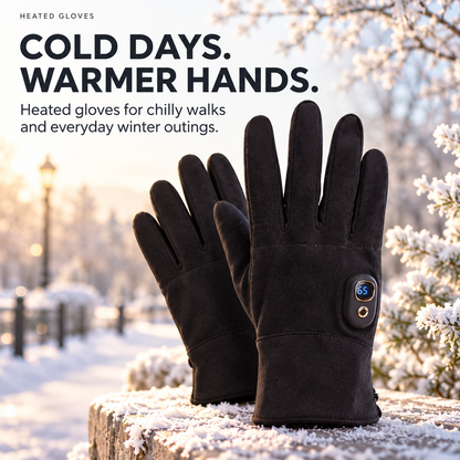 🧤 Heated Touchscreen Gloves with Digital Display – Bring Warmth to Your Winter Routine