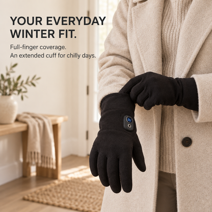🧤 Heated Touchscreen Gloves with Digital Display – Bring Warmth to Your Winter Routine