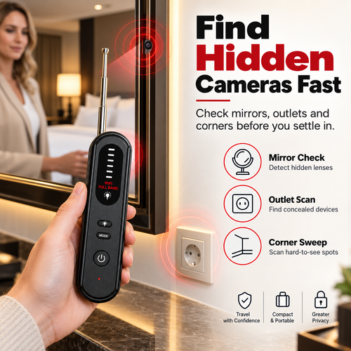 🔍 Portable Anti-Spy Camera & GPS Detector Signal Scanner 🛡️