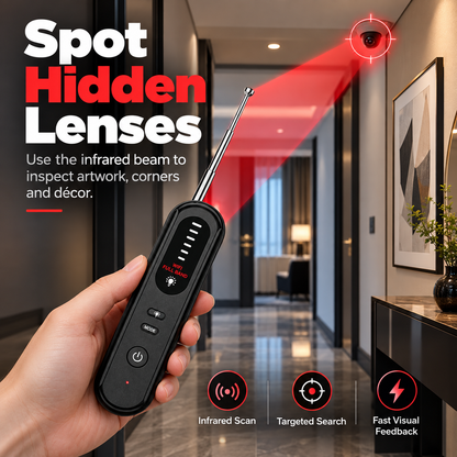 🔍 Portable Anti-Spy Camera & GPS Detector Signal Scanner 🛡️