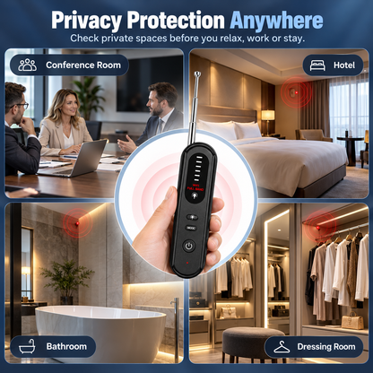 🔍 Portable Anti-Spy Camera & GPS Detector Signal Scanner 🛡️