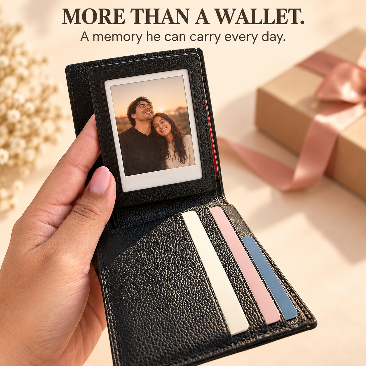 Memory Photo Bifold Wallet – Carry Your Favorite Moment Every Day ❤️