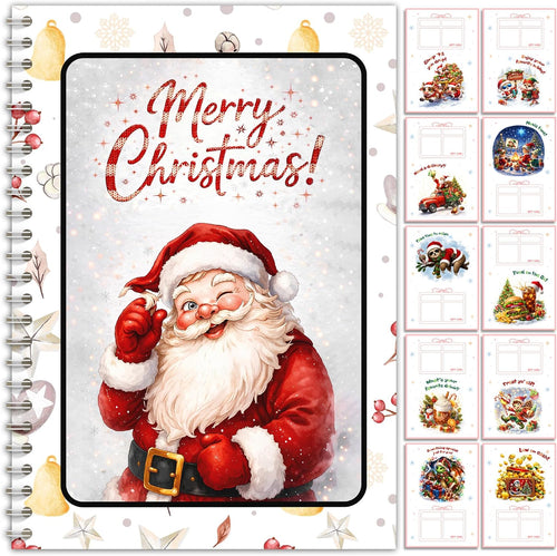 🎄📚Christmas Gift Card Book - 🎉Surprises On Every Page📚Hardcover & Durability Line🎁