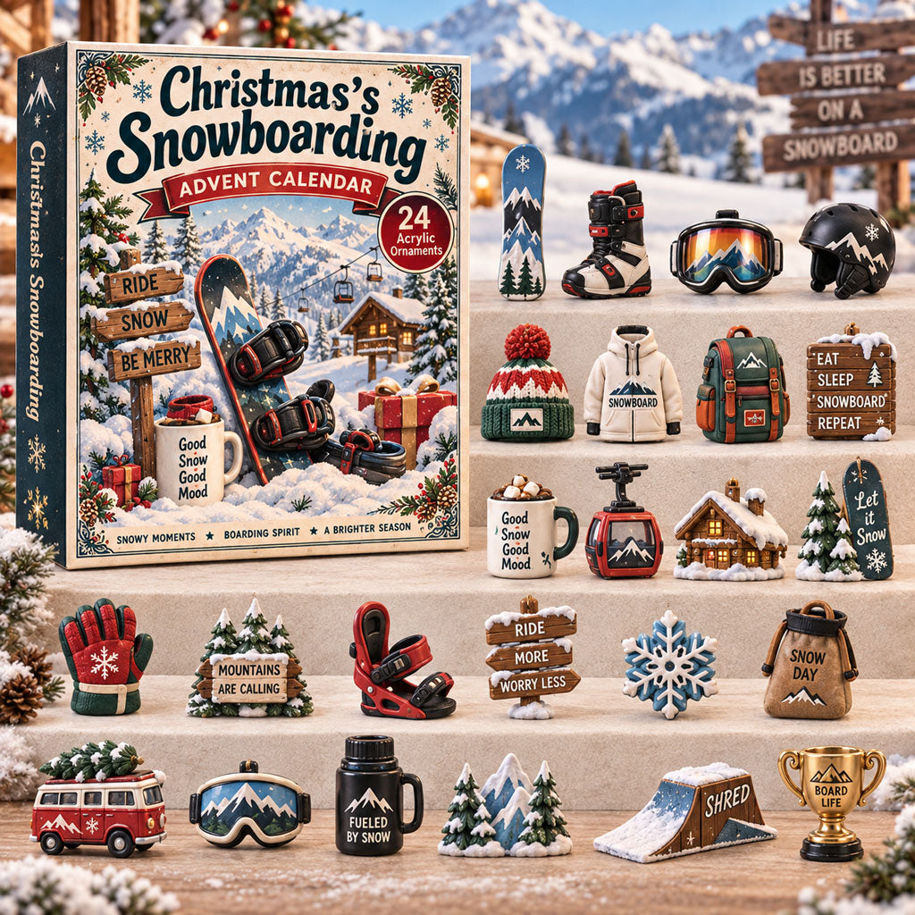 CHRISTMAS KICKOFF 49% OFF - Christmas Snowboarding Advent Calendar 2026