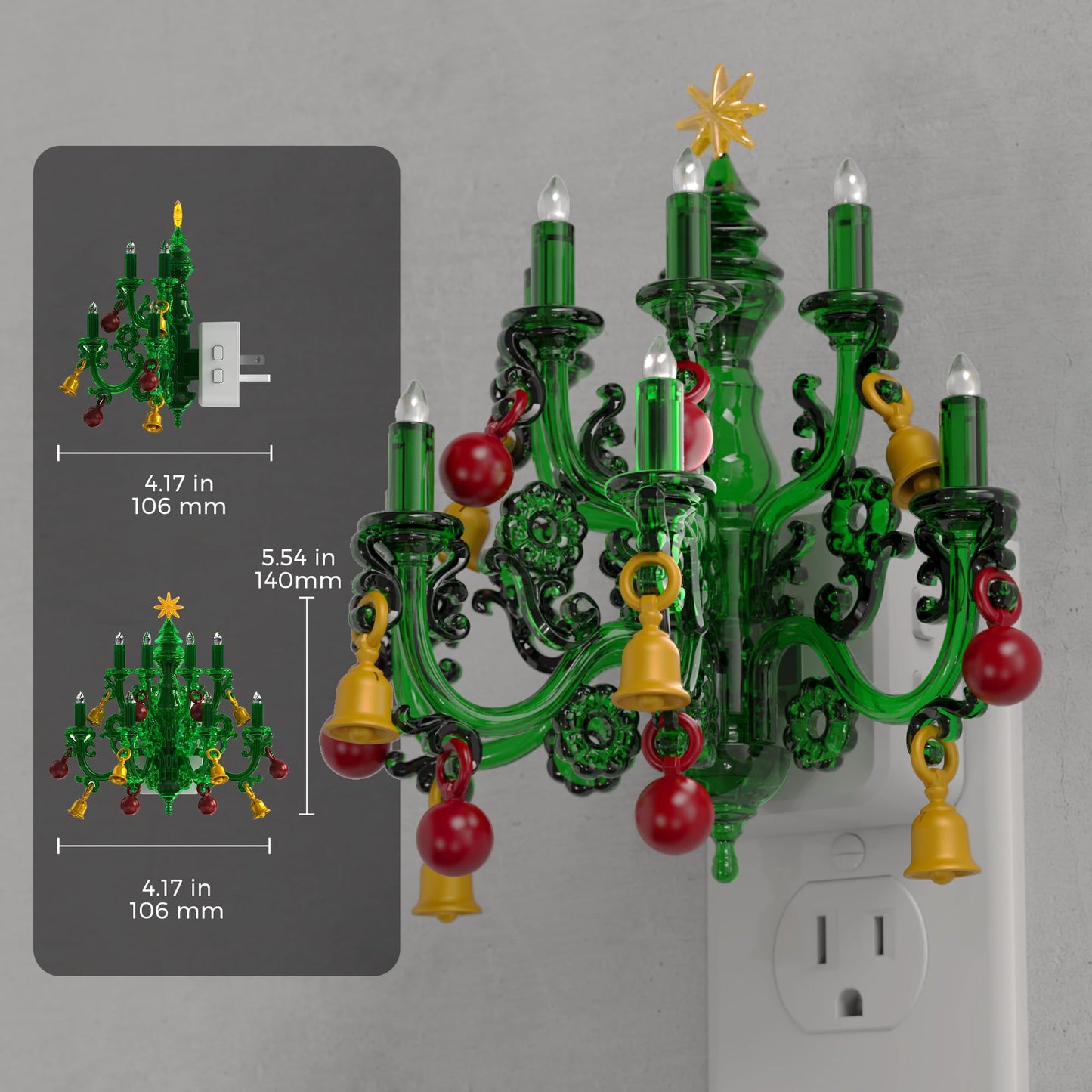 Vintage Christmas LED Night Light Collection