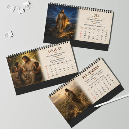 Christian Desk Calendar 2027 - Jesus Inspired Daily Calendar - Gifts for Christians