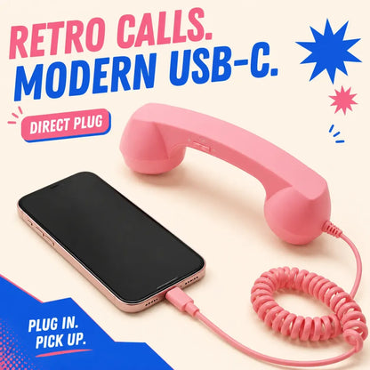 📢🔥 Last day—50% off! ⏰✨ Retro handset: chat worry-free and embrace a touch of nostalgia.