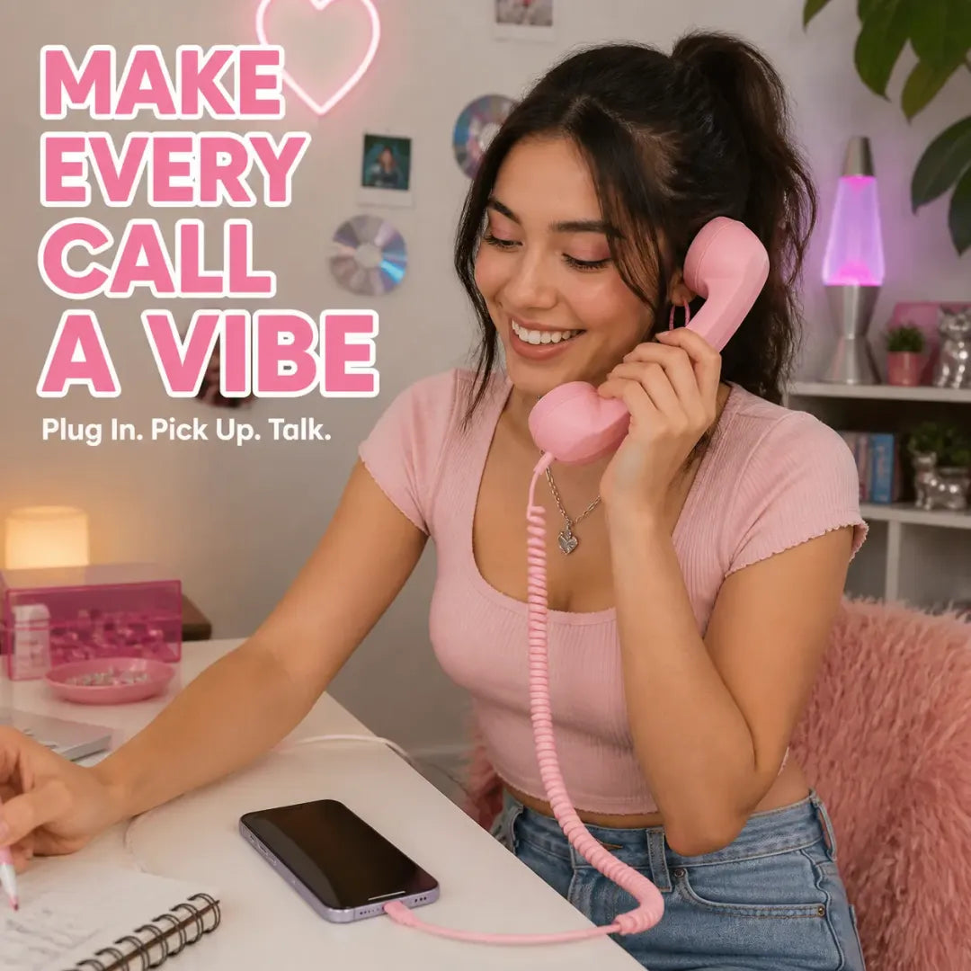 📢🔥 Last day—50% off! ⏰✨ Retro handset: chat worry-free and embrace a touch of nostalgia.