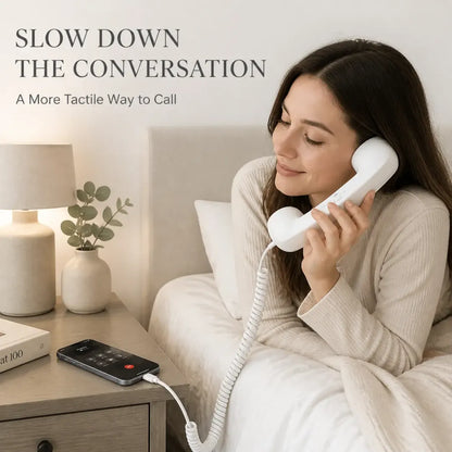 📢🔥 Last day—50% off! ⏰✨ Retro handset: chat worry-free and embrace a touch of nostalgia.