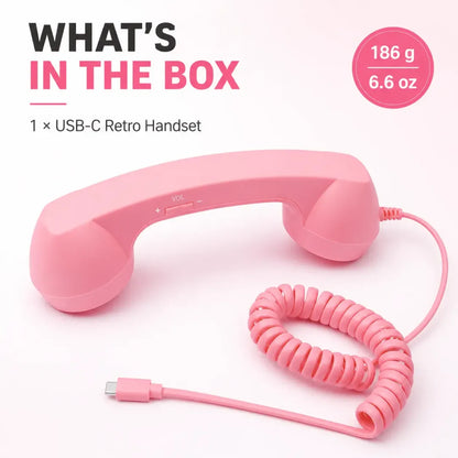 📢🔥 Last day—50% off! ⏰✨ Retro handset: chat worry-free and embrace a touch of nostalgia.