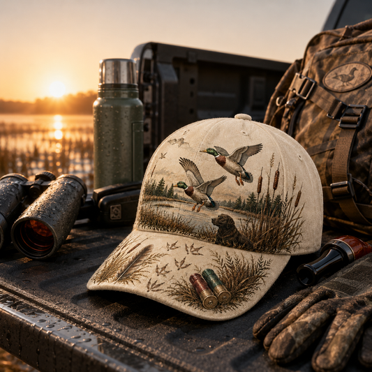 💥LAST DAY 49% OFF -🦆 DUCK HUNTING WILD & READY HAT