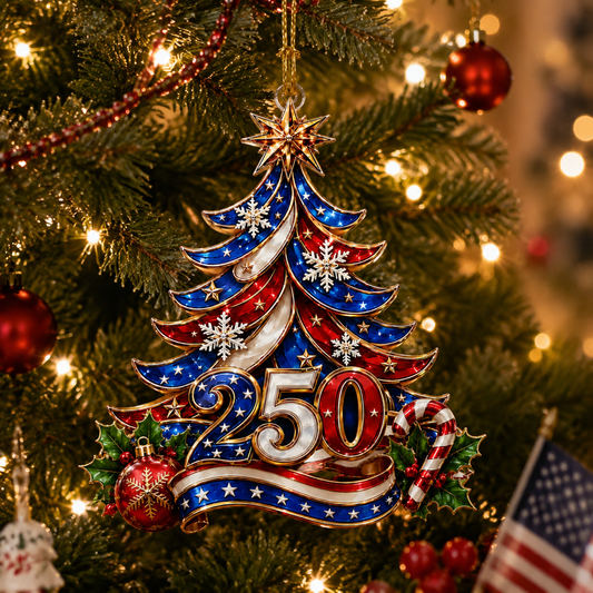 🎁Last Day 50% OFF🔥USA 250th Anniversary Christmas Ornament