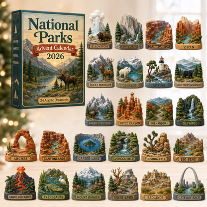 National Parks Advent Calendar 2026 – 24 Outdoor-Inspired Charms
