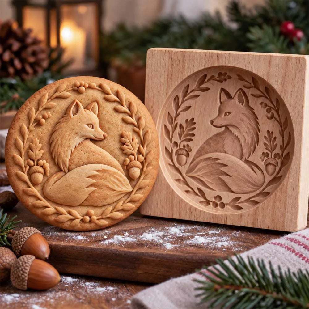 🍪Woodland Animal Cookie Mold