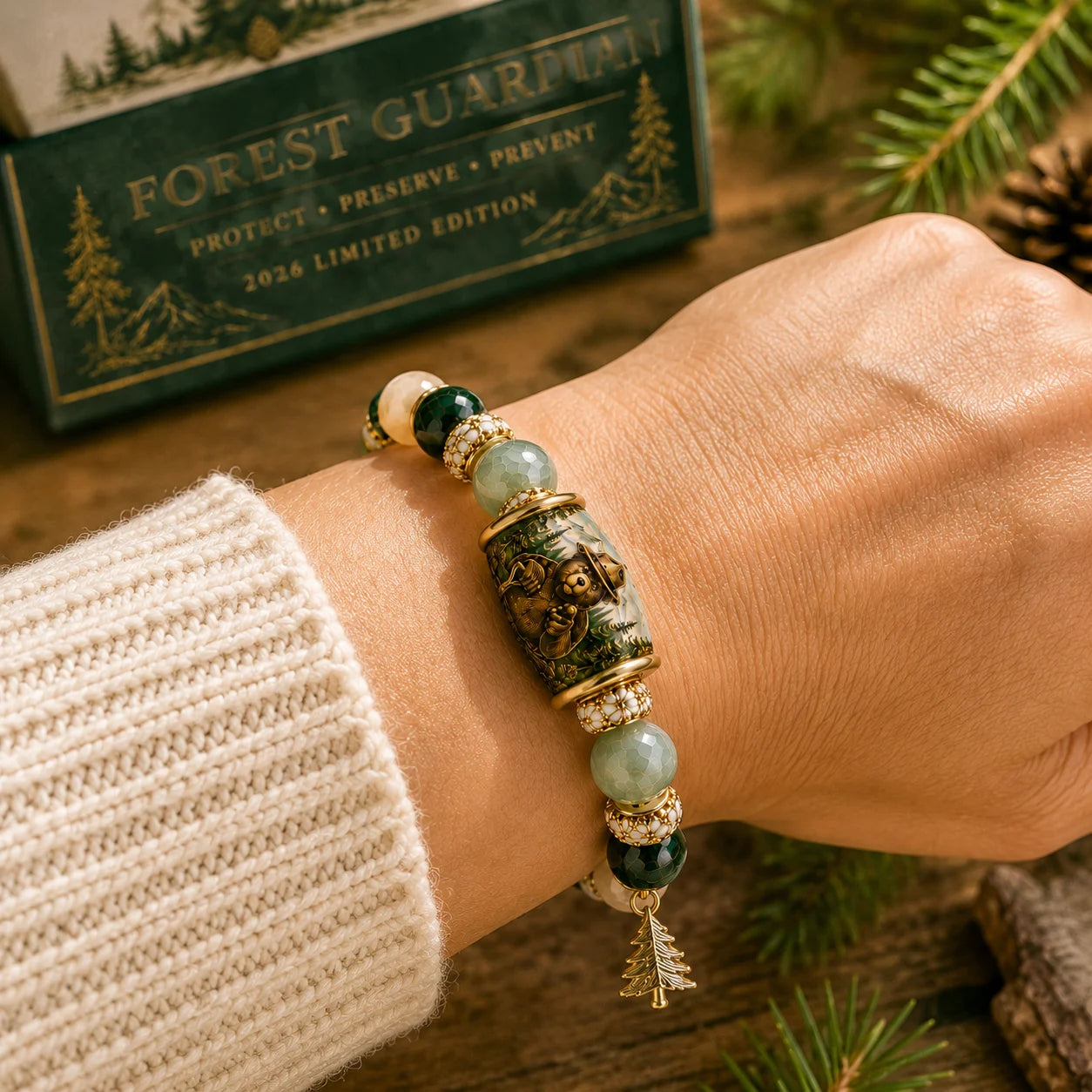 🐻 Forest Guardian Bear Protection Bracelet |🌲2026 Limited Edition Bracelet