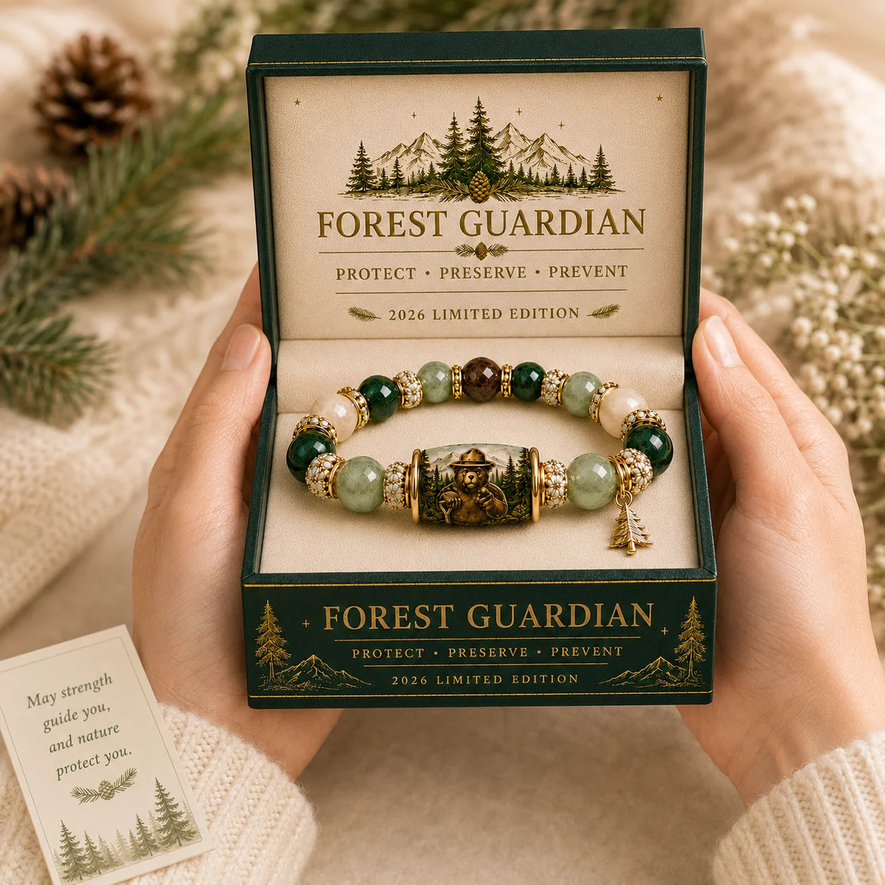 🐻 Forest Guardian Bear Protection Bracelet |🌲2026 Limited Edition Bracelet