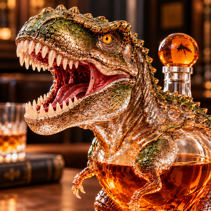 🦖T-Rex Glass Whiskey Decanter