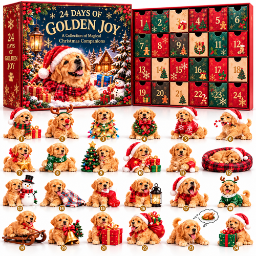 🐾 Who Ate Santa's Christmas Cookies?!  24 Days of Golden Retriever Mischief