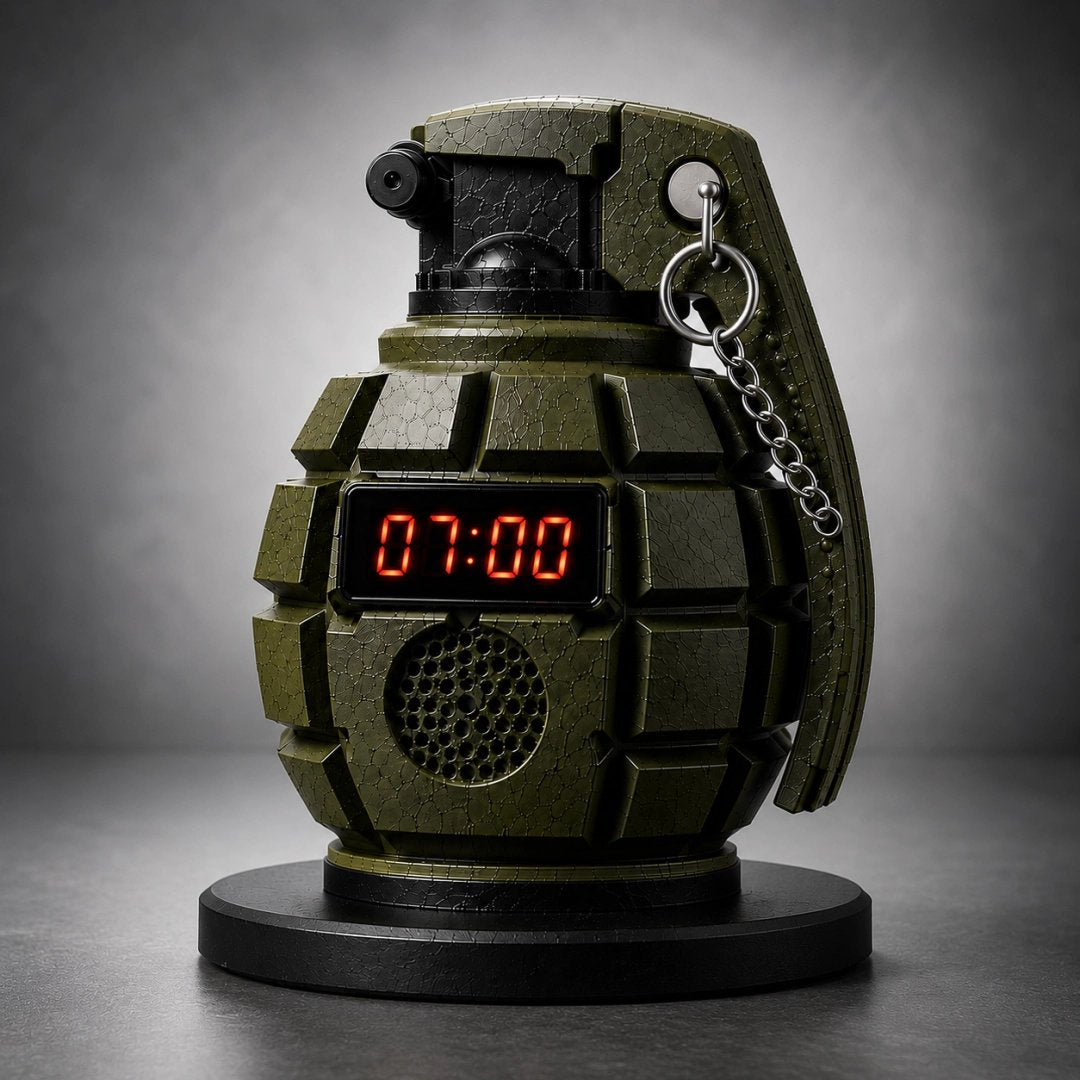 🔥Hot Sale 49% OFF-Grenade Alarm Clock