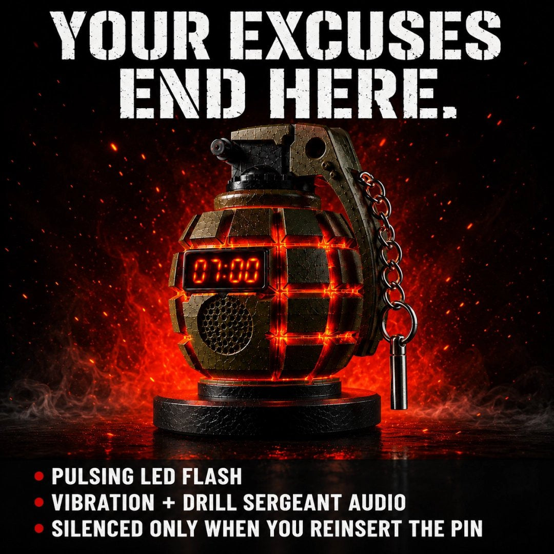 🔥Hot Sale 49% OFF-Grenade Alarm Clock