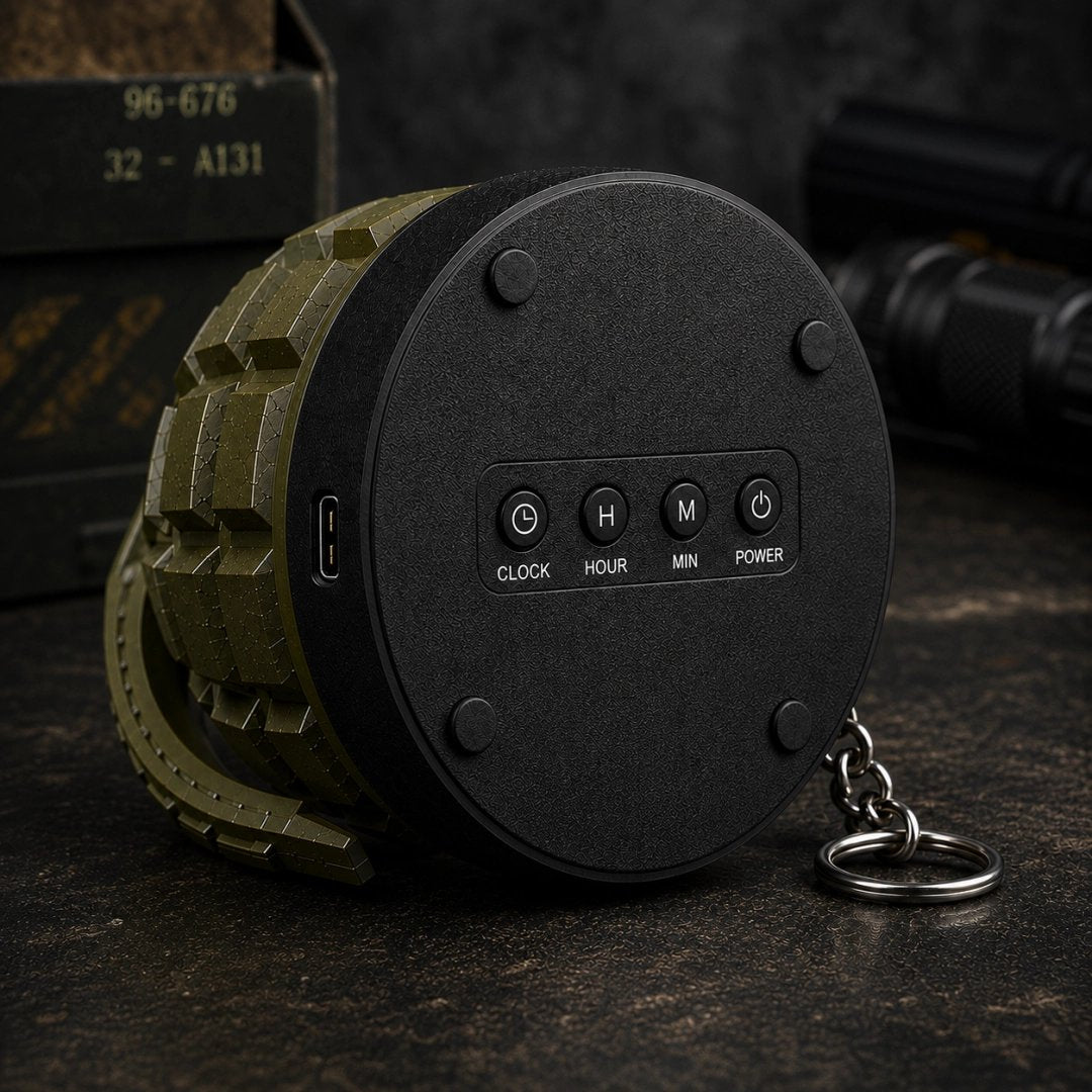 🔥Hot Sale 49% OFF-Grenade Alarm Clock