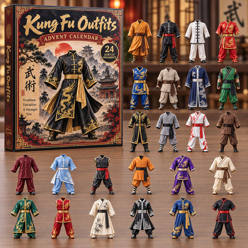 CHRISTMAS KICKOFF 49% OFF - Kung Fu Outfits Advent Calendar 2026 - 24-Day Festive Countdown