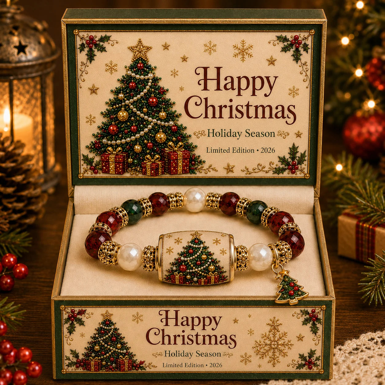 💥 Last Day 49% OFF – 🎄 Christmas Magic Collection Bracelet — Limited Edition