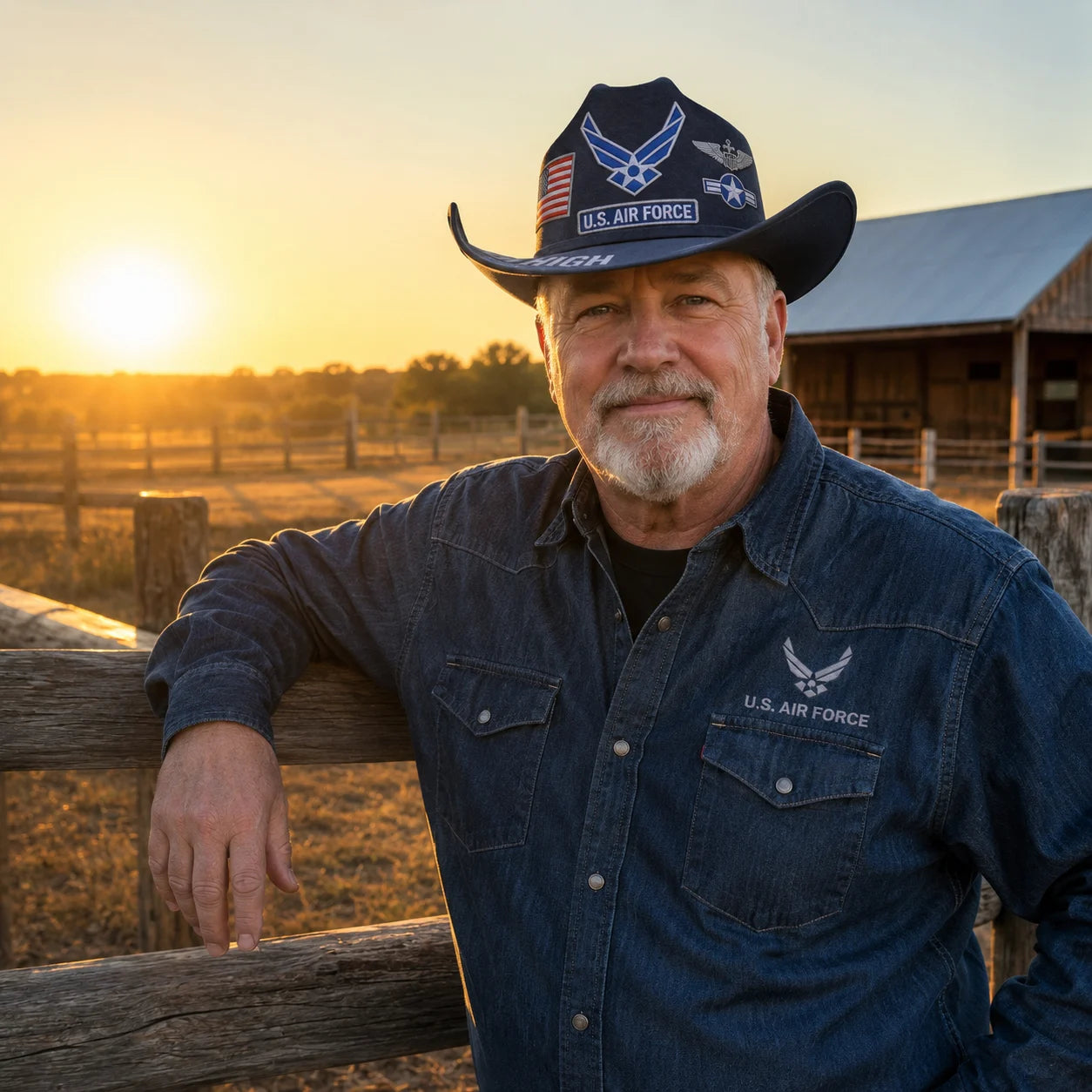 ✈️Last Day Promo: 49% OFF 🎖️ - U.S. Air Force Aim High Tribute Cowboy Hat