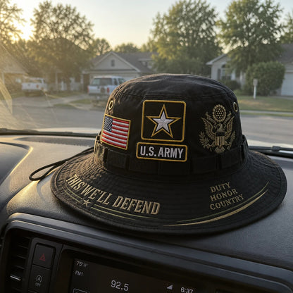 🇺🇸 Last Day Promo: 49% OFF 🎖️ - U.S. Army This We'll Defend Tribute Boonie Hat