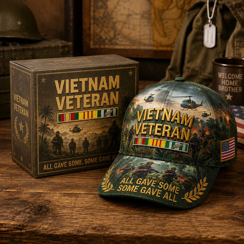 🇺🇸 Last Day Promo: 49% OFF 🎖️ - Vietnam Veteran All Gave Some, Some Gave All Tribute Cap