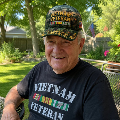 🇺🇸 Last Day Promo: 49% OFF 🎖️ - Vietnam Veteran All Gave Some, Some Gave All Tribute Cap