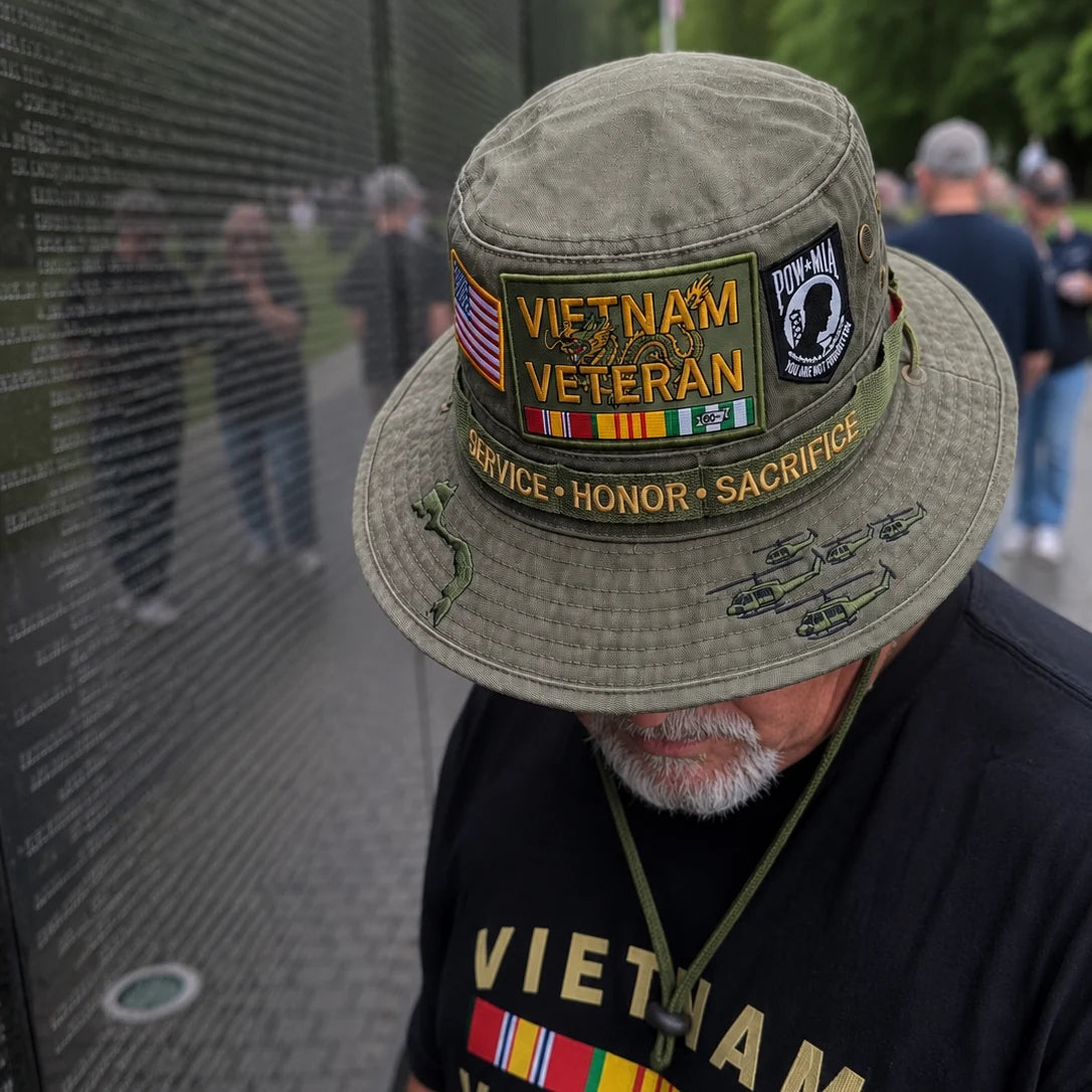 🇺🇸 Last Day Promo: 49% OFF 🎖️ - Vietnam Veteran Tribute Boonie Hat