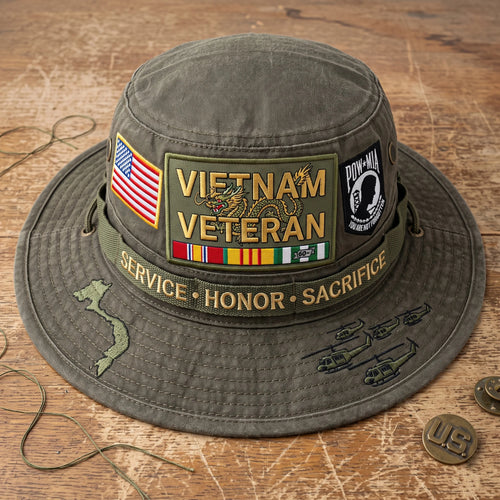 🇺🇸 Last Day Promo: 49% OFF 🎖️ - Vietnam Veteran Tribute Boonie Hat