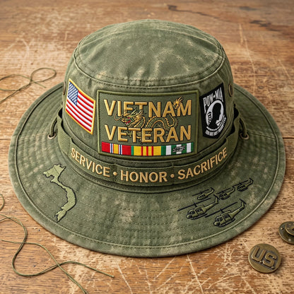 🇺🇸 Last Day Promo: 49% OFF 🎖️ - Vietnam Veteran Tribute Boonie Hat