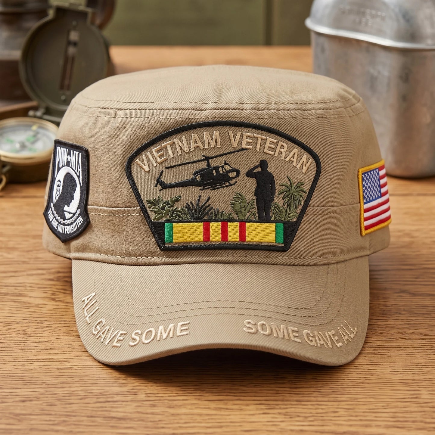 🇺🇸 Last Day Promo: 49% OFF 🎖️ - Vietnam Veteran Tribute Military Cadet Cap