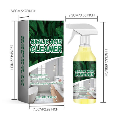 💞50K+ SOLD!💥🔬 【CLEARANCE!】✨✨ Buy 3 Free 2 - 🚽 Oxalic Acid Cleaner, Multipurpose Stain Remover Spray for Bathroom