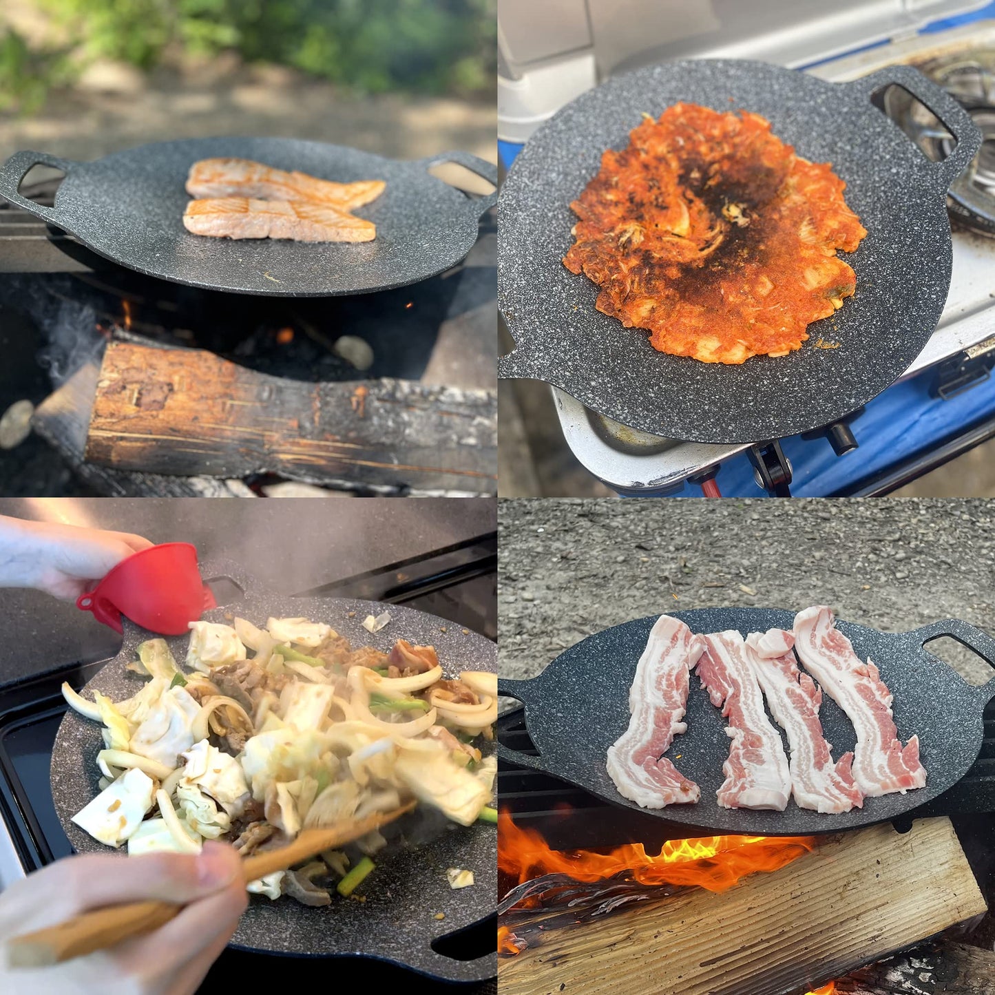 15" Versatile Grill Pan 🔥 Indoor & Outdoor Cooking