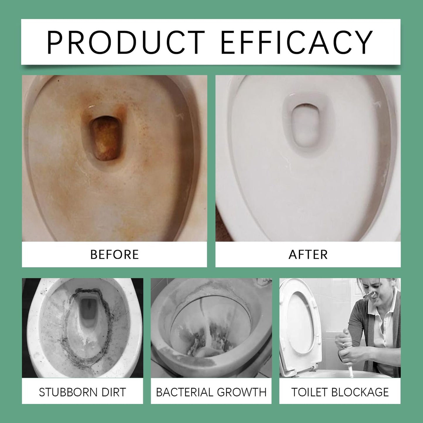 💞50K+ SOLD!💥🔬 【CLEARANCE!】✨✨ Buy 3 Free 2 - 🚽 Oxalic Acid Cleaner, Multipurpose Stain Remover Spray for Bathroom