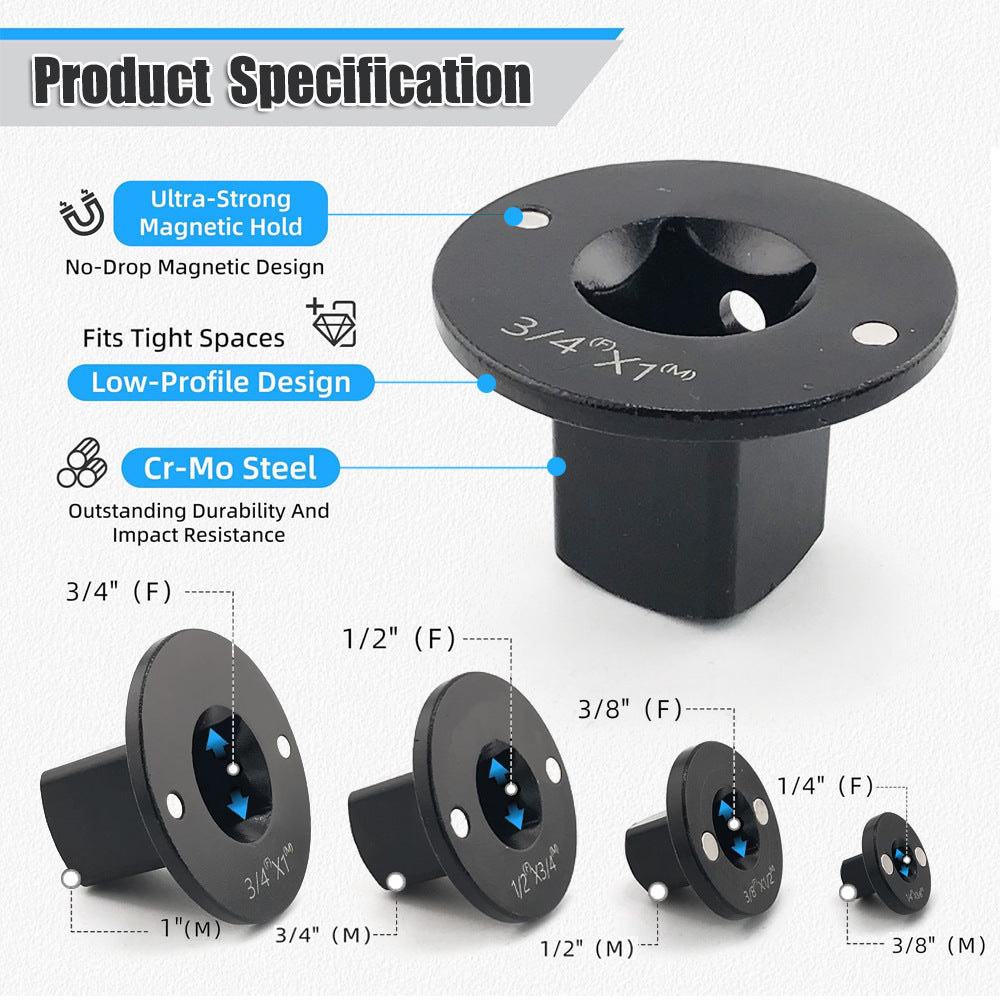 2026 Impact Socket Adapter Set - Low Profile, 4-Piece