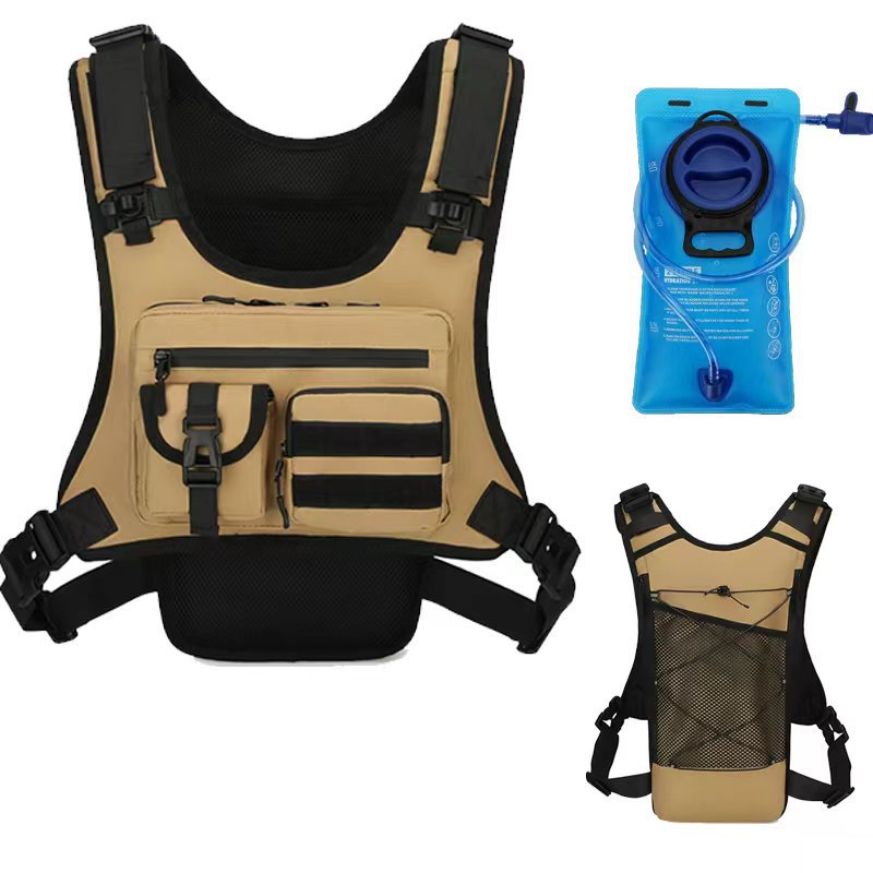 🏃 2.0L Hydration Vest – Lightweight Running Chest Pack for Hiking, Cycling & Marathon