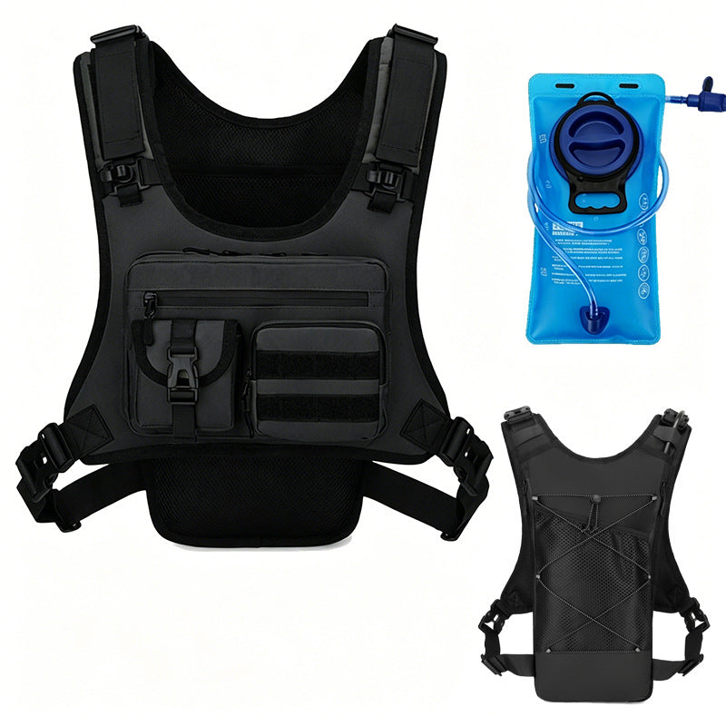 🏃 2.0L Hydration Vest – Lightweight Running Chest Pack for Hiking, Cycling & Marathon