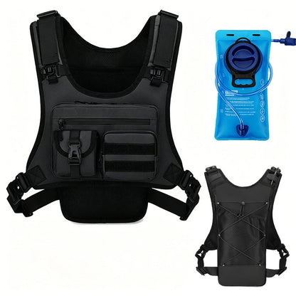 🏃 2.0L Hydration Vest – Lightweight Running Chest Pack for Hiking, Cycling & Marathon