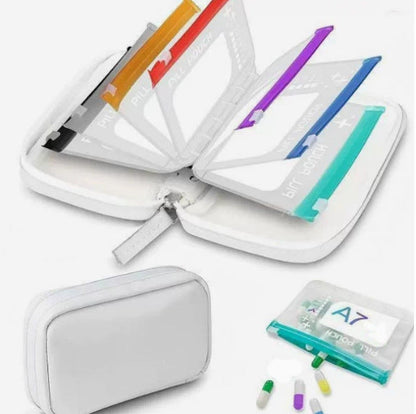 🔥2026 Hot Sale ! Crush‑Proof Waterproof Pill Pouch Set💊